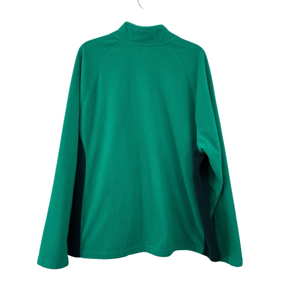 Merona Fleece Jacket Women's 4X Plus Size Teal Black Full Zip Used - Picture 2 of 11